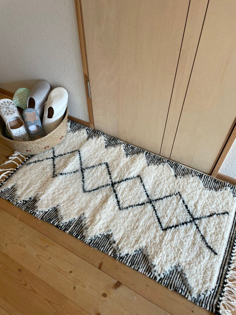 買い人気商品 Afghanistan Baluch Rug トライバルラグ 85×51cm - ラグ